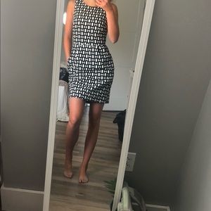 Geomatric J Crew Business Dress